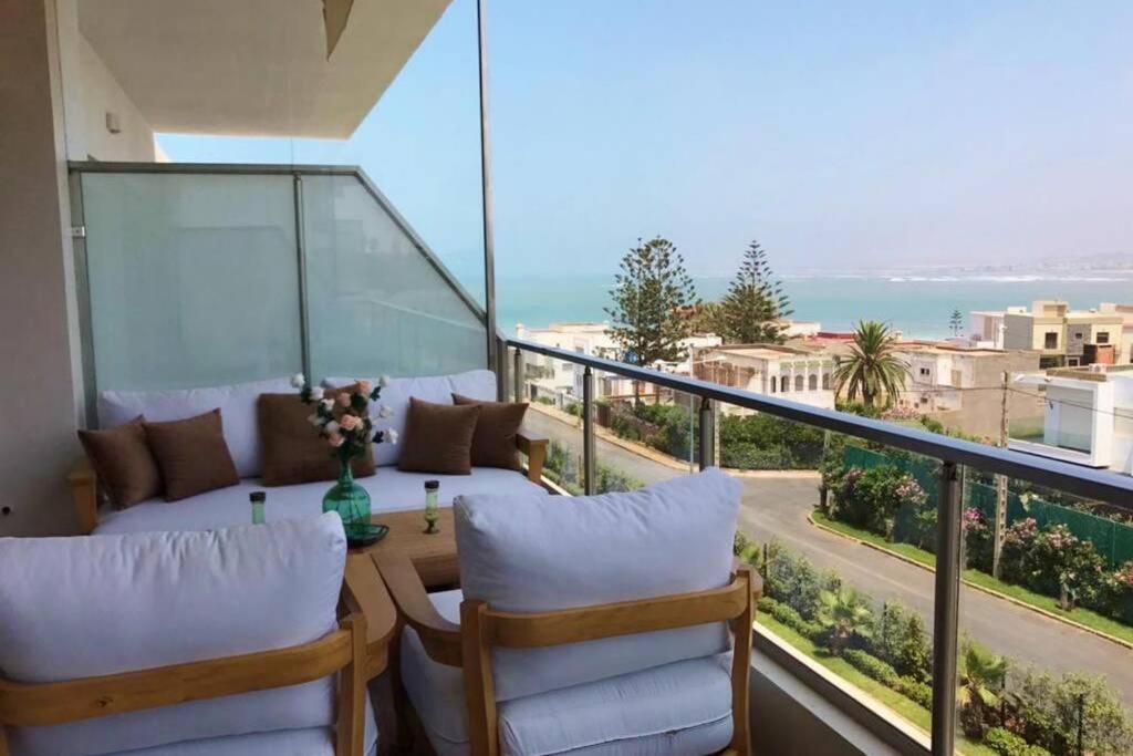 Dar Bouazza Luxueux Appartement Avec Vue Sur Mer Interdit Pour Couple Muslmans Non Marie Dış mekan fotoğraf